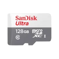 SanDisk Ultra 128GB Class-10 100mbps Micro SDXC UHS-I Memory Card (SDSQUNR-128G-GN6MN)